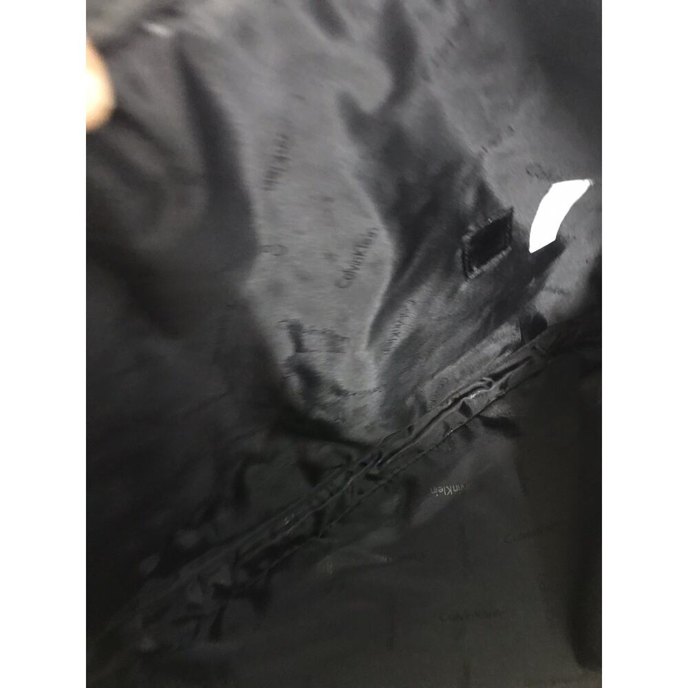 Calvin Klein Backpack Silver Black Laptop Bookbag Multi Pocket School $139.50 - Picture 15 of 16